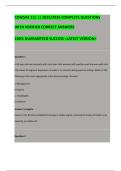 COMSAE 111 &vert;&vert; 2025&sol;2026 COMPLETE QUESTIONS  WITH VERIFIED CORRECT ANSWERS  100&percnt; GUARANTEED SUCCESS <LATEST VERSION> 
