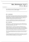 BBK99E1 Practical Final Exam Answers Sheets&period;
