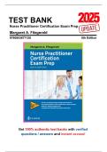 Test Bank for Nurse Practitioner Certification Exam Prep&comma; 6th Edition by Fitzgerald&comma; ISBN 9780803677128&comma; Covering Chapters 1-19 &vert; Includes Rationales