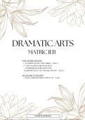 Dramatic Arts IEB Matric - Complete Exam Notes 