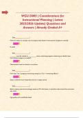WGU D005 &vert; Considerations for Instructional Planning &vert; Latest 2025&sol;2026 Update&rpar; Questions and Answers &vert; Already Graded A&plus;    