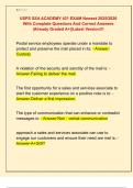 USPS SSA ACADEMY 421 EXAM Newest 2025&sol;2026  With Complete Questions And Correct Answers  &vert;Already Graded A&plus;&vert;&vert;Latest Version&excl;&excl;&excl;
