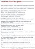 ACOLS MLD NOV 2022 Q AND A