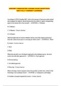 AIRPORT FIREFIGHTER COURSE EXAM QUESTIONS AND FULLY CORRECT ANSWERS