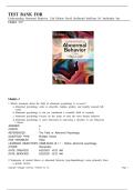 TEST BANK FOR Understanding Abnormal Behavior  12th Edition by David Sue &comma; Derald Wing Sue ISBN&colon;978-0357365212 ALL CHAPTERS COVERED YOUR ULTIMATE GUIDE 100&percnt; VERIFIED A&plus; GRADE ASSURED&excl;&excl;&excl;&excl;&excl; NEW LATEST UPDATE&excl;&excl;&excl;&excl;&excl;