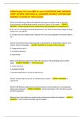 AORN Periop 101 Exam &lpar;2025&sol;2026&rpar; &ndash; Complete Questions and Verified Answers for Guaranteed A&plus;