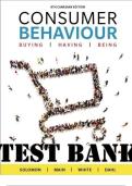 Consumer Behaviour&semi; Buying&comma; Having&comma; and Being 8th Canadian Edition Test Bank &lpar;A&plus; Graded&rpar;