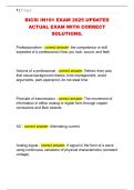 BICSI IN101 EXAM 2025 UPDATED  ACTUAL EXAM WITH CORRECT  SOLUTIONS&period;