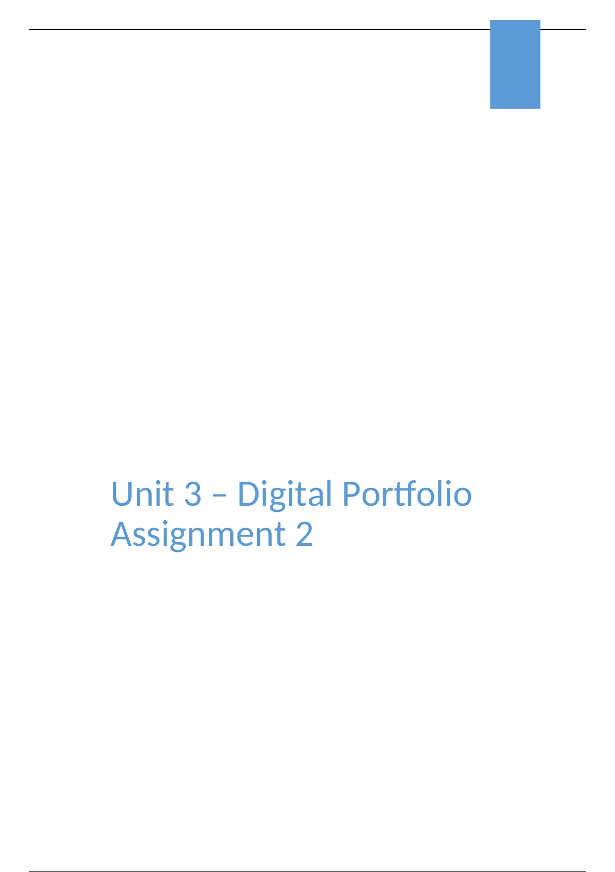 unit 3 digital portfolio assignment 2