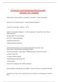 LA County Test Questions And Accurate Answers &lpar;A&plus; Graded&rpar;