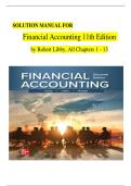  SOLUTION MANUAL FOR Financial Accounting 11th Edition  by Robert Libby&comma; All Chapters 1 - 13&emsp;