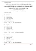 Test Bank &ndash; The Language of Medicine&comma; 13th Edition by Davi-Ellen Chabner &lpar;All Chapters&rpar;