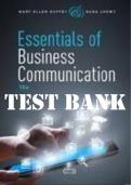 TEST BANK &mdash; Essentials of Business Communication&comma; 10th Edition &mdash; Mary Ellen Guffey&comma; Dana Loewy &mdash; ISBN 9781285858913