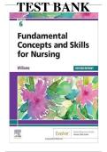 Test Bank For Dewits Fundamental Concepts And Skills For Nursing 6th Edition By Williams