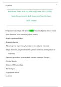 Final Exam&colon; Galen NUR 242 Med-Surg &lpar;Latest 2025 &sol; 2026&rpar;&colon; Most Comprehensive Qs & Answers to Pass the Exam 100&percnt; Verified