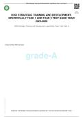 D353 STRATEGIC TRAINING AND DEVELOPMENT&comma; SPECIFICALLY TASK 1 AND TASK 3 EXAM STUDY GUIDE YEAR  2025-2026
