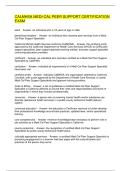 CALMHSA MEDI-CAL PEER SUPPORT CERTIFICATION EXAM