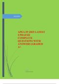 APEA 3P Exam Questions & Answers 2025&sol;2026 &vert; Latest Verified Study Guide