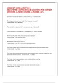 ARDMS SPI EXAM LATEST 2024-2025 UPDATE COMPREHENSIVE QUESTIONS AND CORRECT