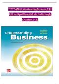 Test Bank for Understanding Business&comma; 13th Edition by William Nickels&comma; Jim McHugh&comma; Susan Mc&vert;&vert;ISBN&comma; 978-1260894851&vert;&vert;Chapters 1-20&vert;&vert;Complete Guide A&plus;