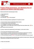 Prophecy Relias Assessments - Core Mandatory Part I 35  questions and ANSwers 20252026 update 