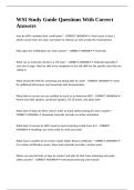 WSI Study Guide Questions With Correct Answers