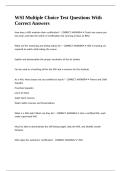 WSI Multiple Choice Test Questions With Correct Answers