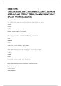 NBCE PART 1 - GENERAL ANATOMY EXAM LATEST ACTUAL EXAM 130 QUESTIONS AND CORRECT ANSWER 