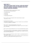 NBCE PART 2 &ndash; PRACTICES EXAM LATEST ACTUAL EXAM 200 QUESTIONS AND CORRECT DETAILED