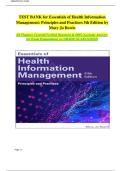Test Bank For Essentials of Health Information Management&colon; Principles and Practices&colon; Principles and Practices 5th Edition by Mary Jo Bowie&vert;&vert;ISBN&colon;9780357624258
