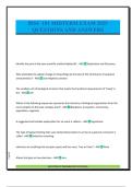BISC 101 MIDTERM EXAM 2025 QUESTIONS AND ANSWERS