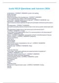 Acols MLD Questions and Answers 2026