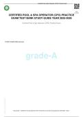 CERTIFIED POOL & SPA OPERATOR &lpar;CPO&rpar; PRACTICE EXAM TEST STUDY GUIDE YEAR 2025-2026