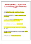 Air Assault Phase 1 Exam Guide  Answers &vert;Latest 2025 &vert; Guaranteed  Pass&period; 