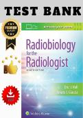 Test Bank for Radiobiology for the Radiologist 8th Edition Hall&comma; Giaccia &vert; All Chapters &lpar;1&ndash;28&rpar; &vert; 2025 Version &vert; 100&percnt; pass