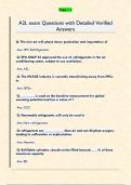 A2L exam Questions with Detailed Verified  Answers