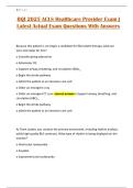RQI 2025 ACLS Healthcare Provider Exam &vert; Latest Actual Exam Questions With Answers