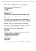 COSC 354 EXAM 2 QUESTIONS & ANSWERS