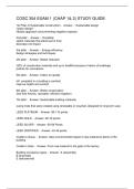 COSC 354 EXAM 1 &lpar;CHAP 1& 2&rpar; STUDY GUIDE