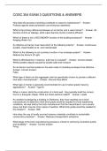 COSC 354 EXAM 3 QUESTIONS & ANSWERS