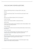 COSC 354 EXAM 2 REVIEW QUESTIONS