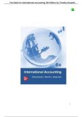 Test Bank for International Accounting&comma; 6th Edition by Timothy Doupnik 