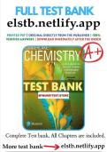 Test Bank - for Chemistry An Introduction to General&comma; Organic&comma; and Biological Chemistry 13th Edition by Karen Timberlake&comma; All Chapters &vert; Complete Guide A&plus;