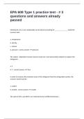 EPA 608 Type 1 practice test - &num; 3 questions and answers already passed