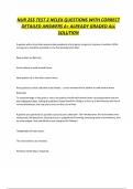 NUR 255 TEST 2 NCLEX QUESTIONS WITH CORRECT DETAILED ANSWERS A&plus; ALREADY GRADED ALL SOLUTION