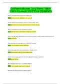California Boater Card Exam &ast;Q&A&ast;  &lpar;100&percnt; Correct&rpar; 2025&sol;2026 &vert;VERIFIED&vert; 