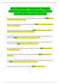 Boat Education Temporary Boaters  &lpar;Florida&rpar; Question and Answers &lbrack;100&percnt;  Correct&rsqb; 2025 Latest Verified&excl; 