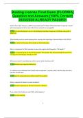 Boating License Final Exam &lbrack;FLORIDA&rsqb;  Question and Answers &lbrack;100&percnt; Correct&rsqb;  2025&sol;2026 ALREADY PASSED&excl;