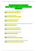 Florida Boating Certification  Exam &ast;Q&A&ast; &lpar;100&percnt; Correct&rpar; 2025&sol;2026  &vert;VERIFIED&vert; 