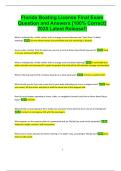 Florida Boating License Final Exam  Question and Answers &lbrack;100&percnt; Correct&rsqb;  2025 Latest Release&excl;&excl; 